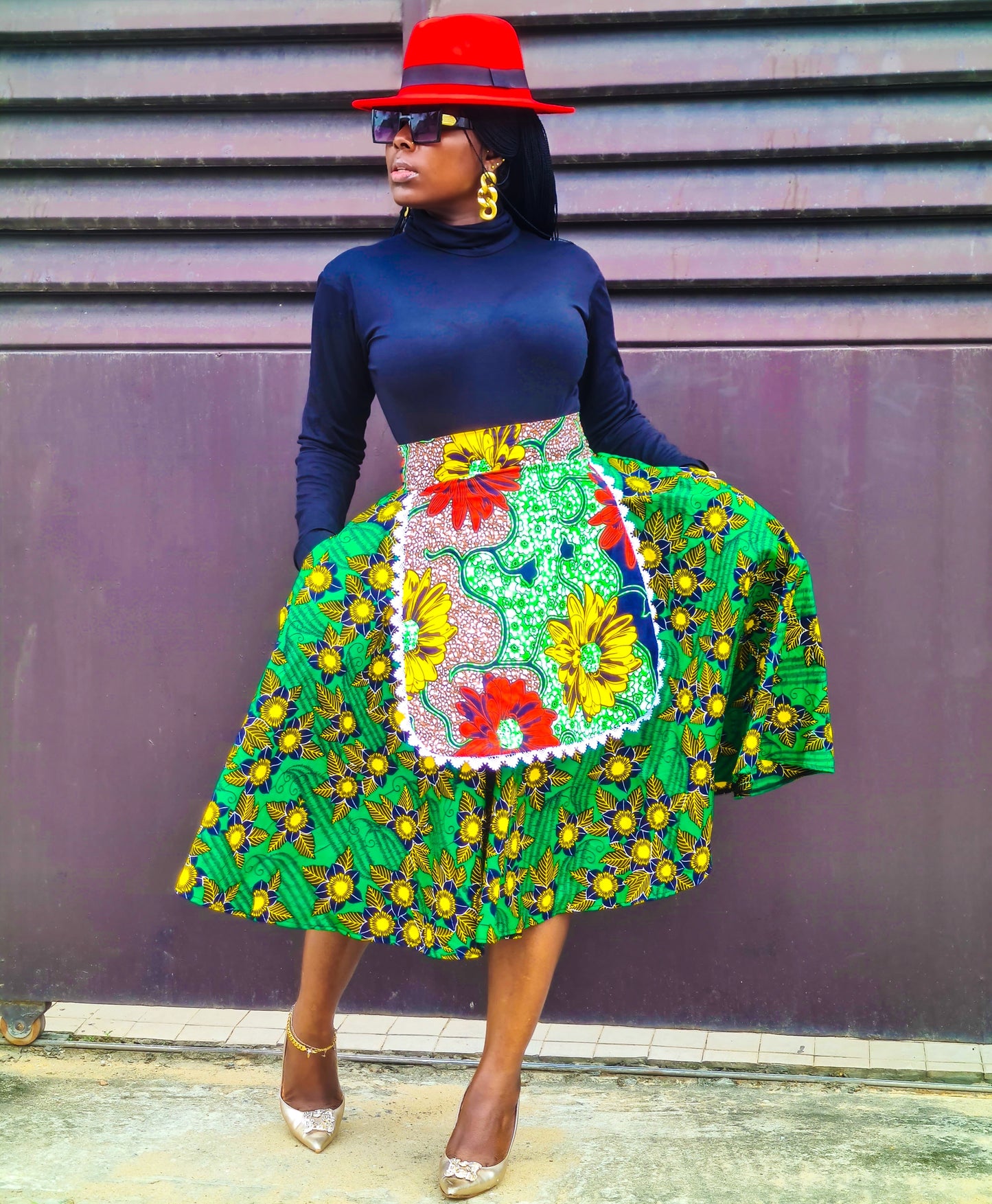 EKAETTE APRON SKIRT