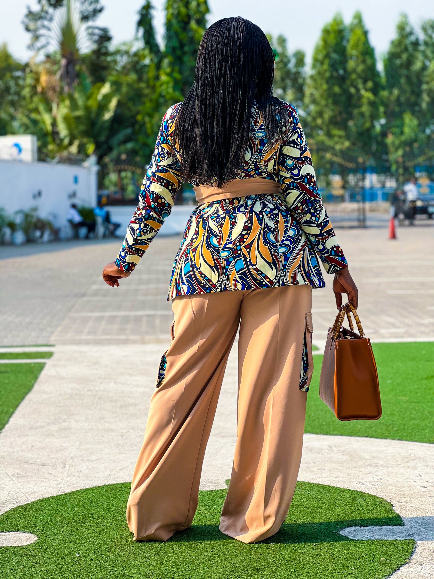 EMEM WRAP BLAZER SET