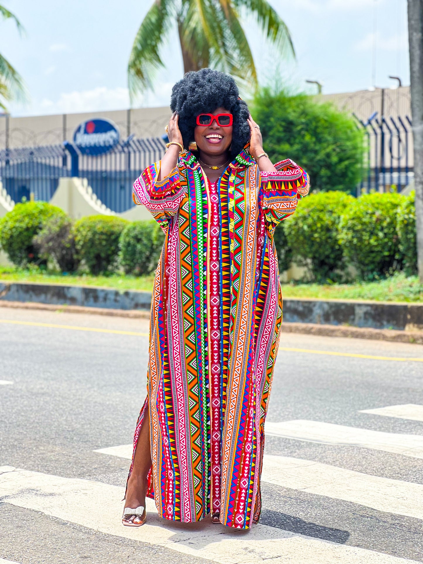 ANGAVU HOODED KAFTAN