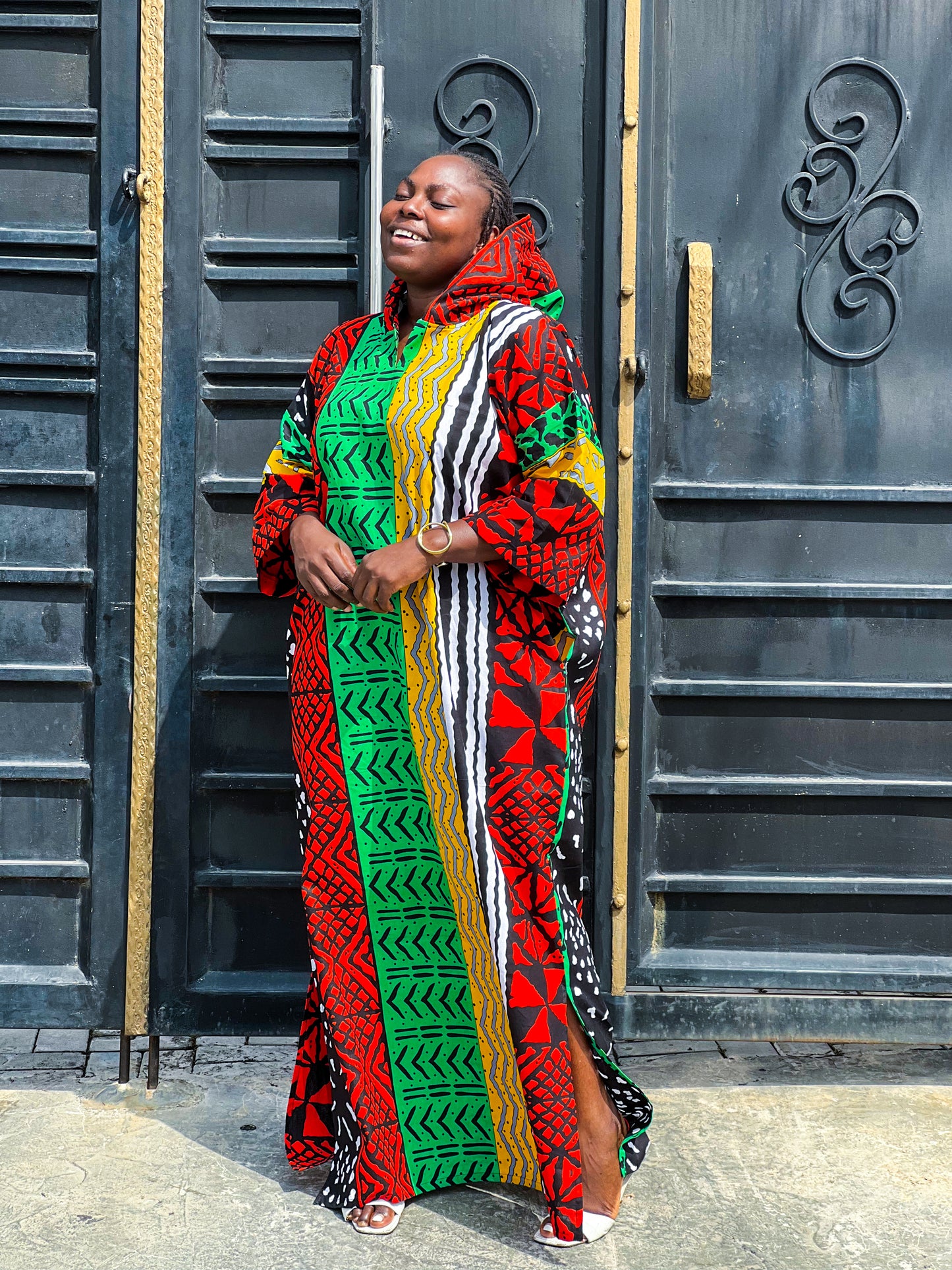 ANGAVU HOODED KAFTAN