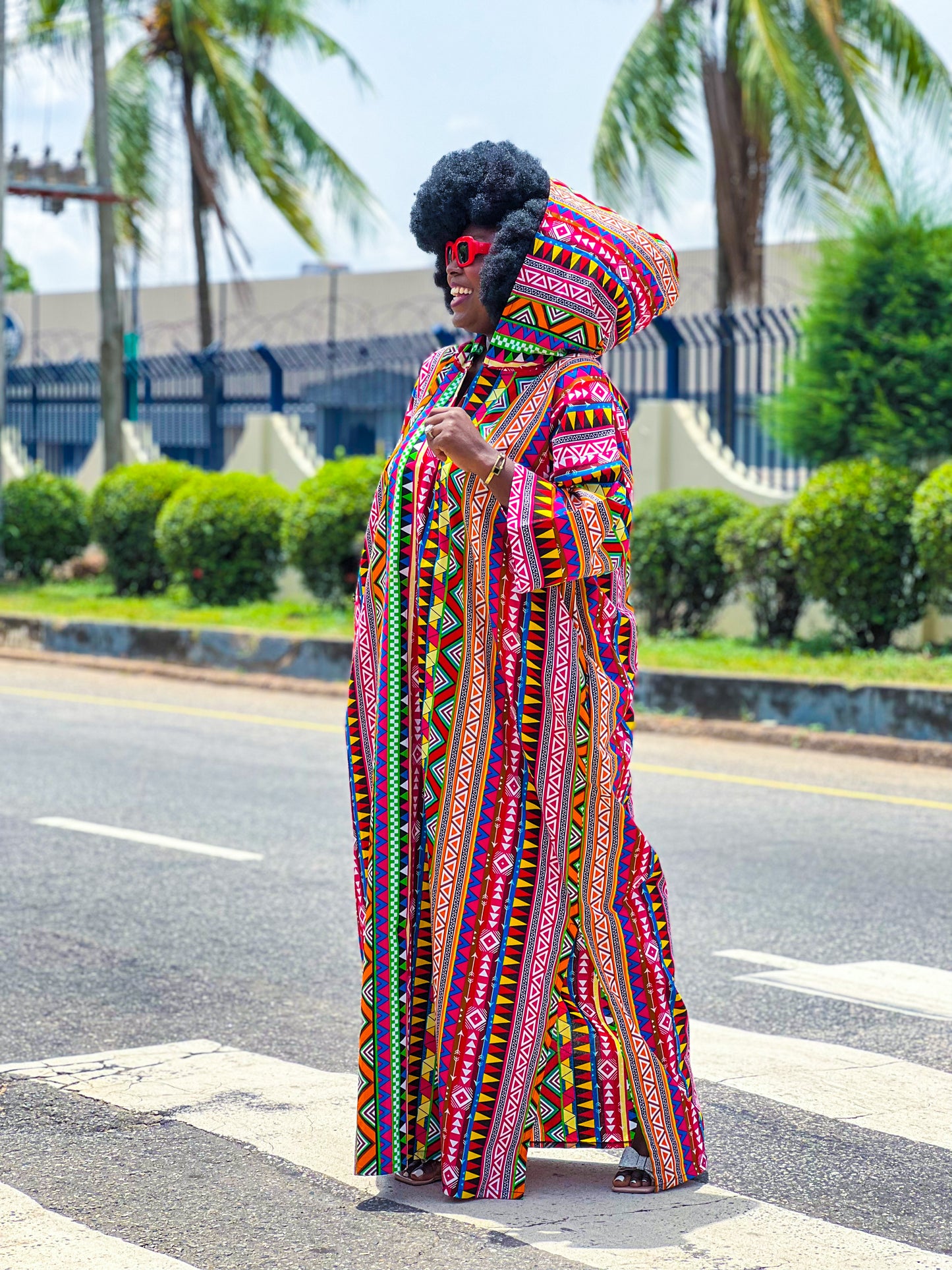 ANGAVU HOODED KAFTAN