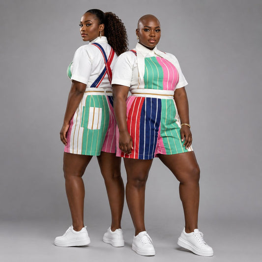 LUMI SHIRT & DUNGAREE SET